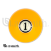 RBABK_01 Aramith BLACK Replacement Ball – #1 | Golden Break Billiards